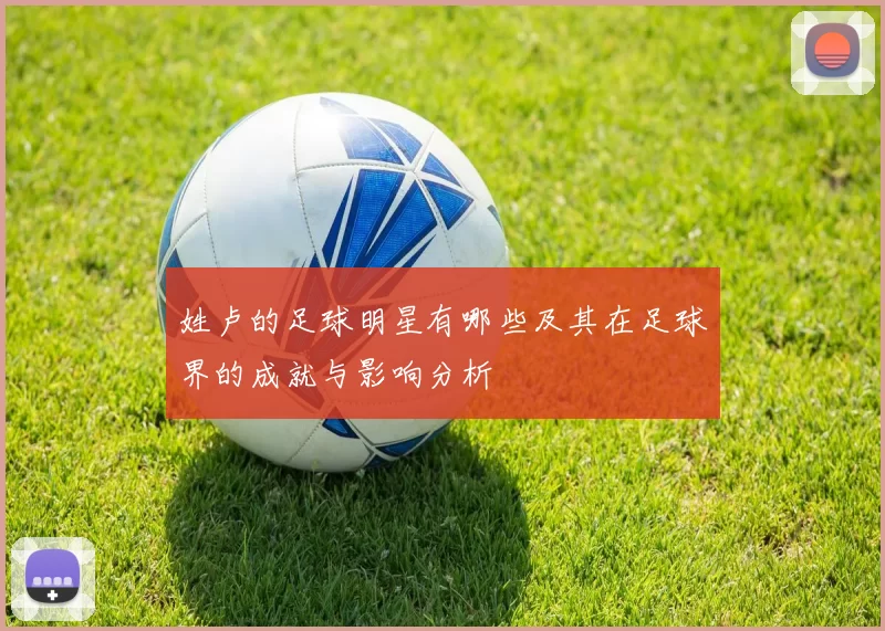 姓卢的足球明星有哪些及其在足球界的成就与影响分析